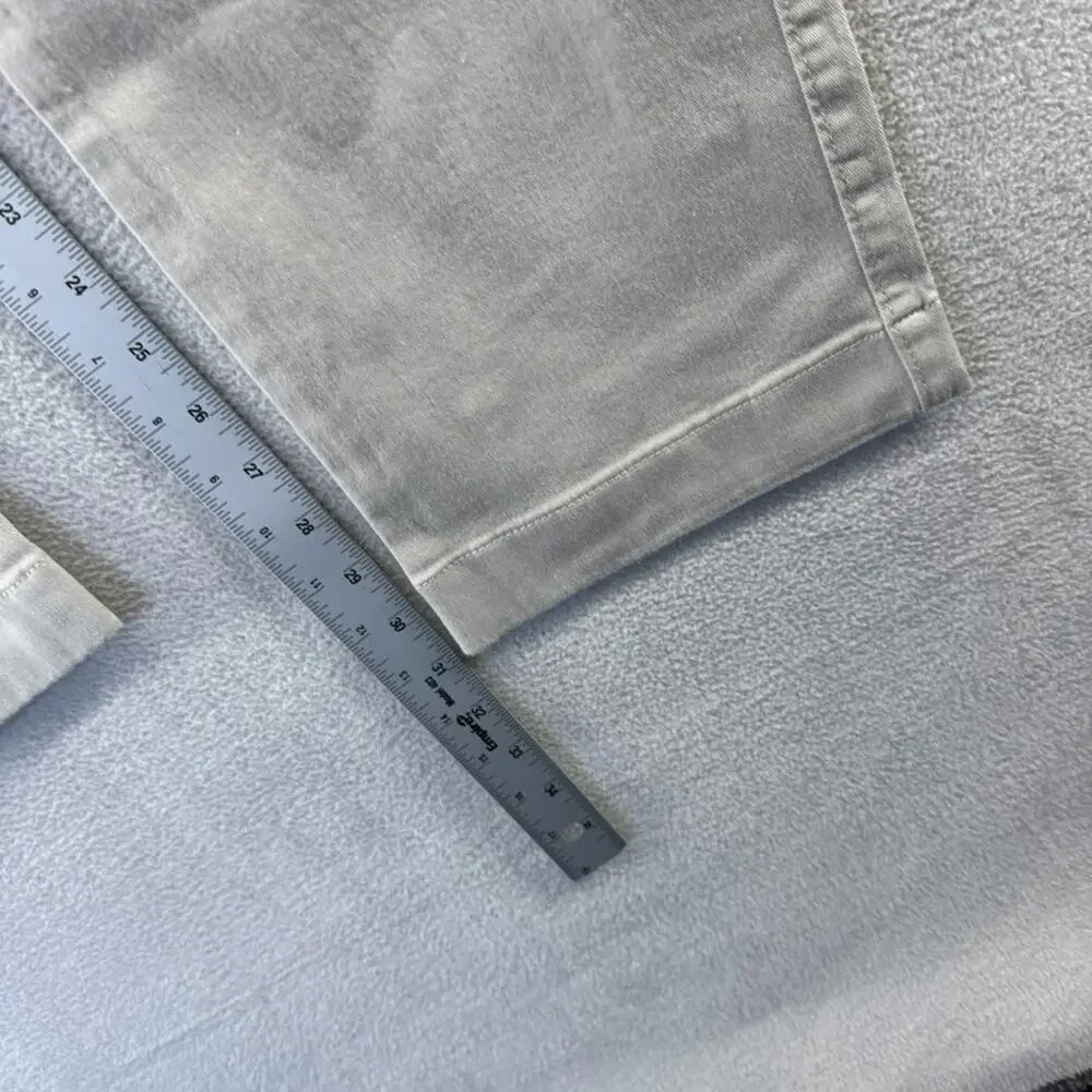J Crew Pants mens 33x30 (34x31) Beige Chino Khaki Original Preppy Boat Yacht NEW